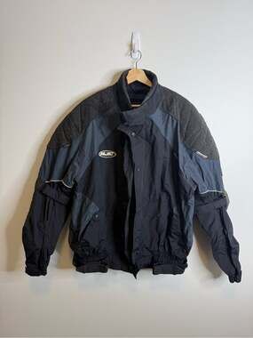 HJC snowmobile jacket size large black gray